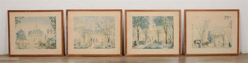 Lot 218: 4 James Moore Preston Prints