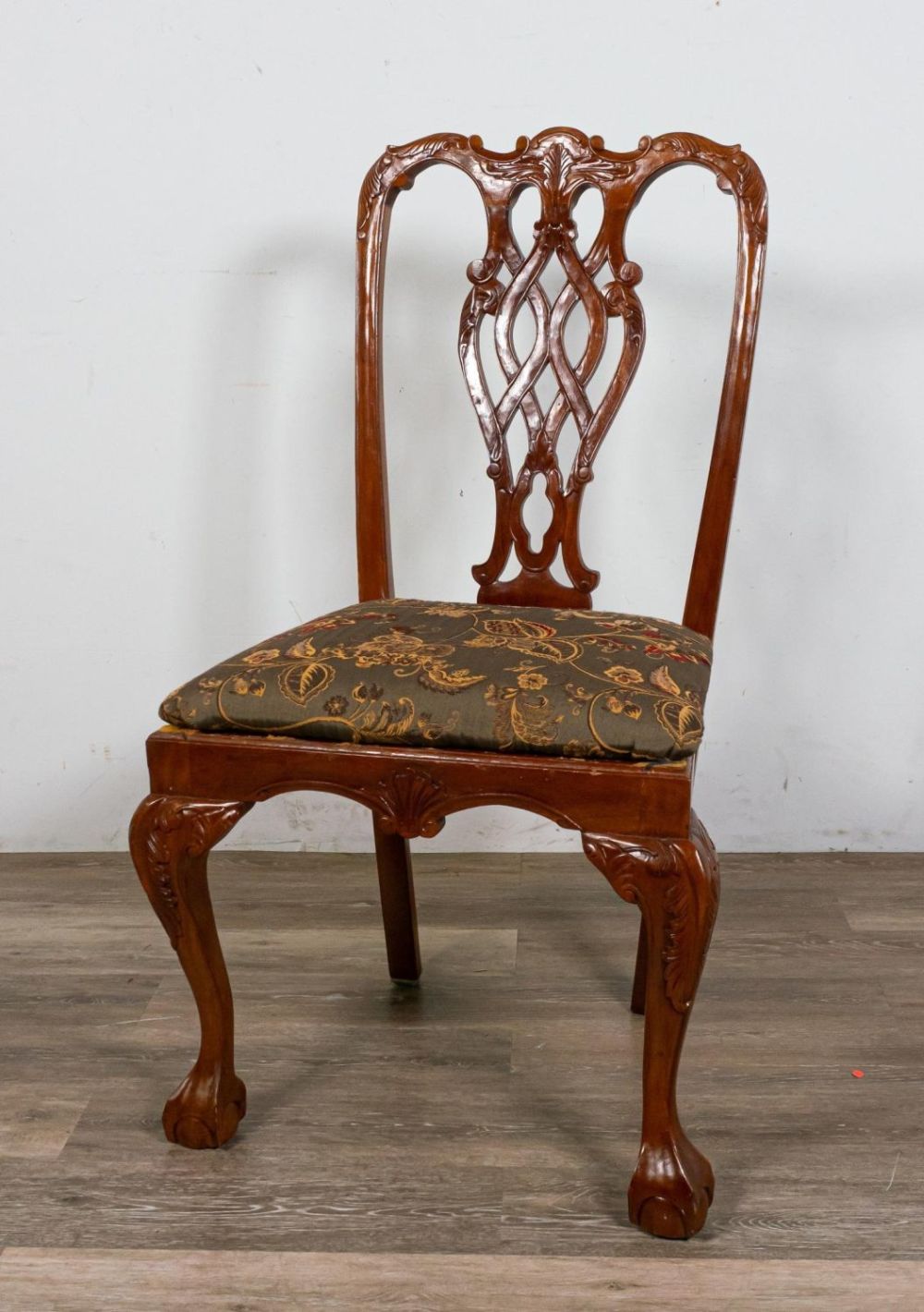 Lot 224: George III Chippendale Style Chair