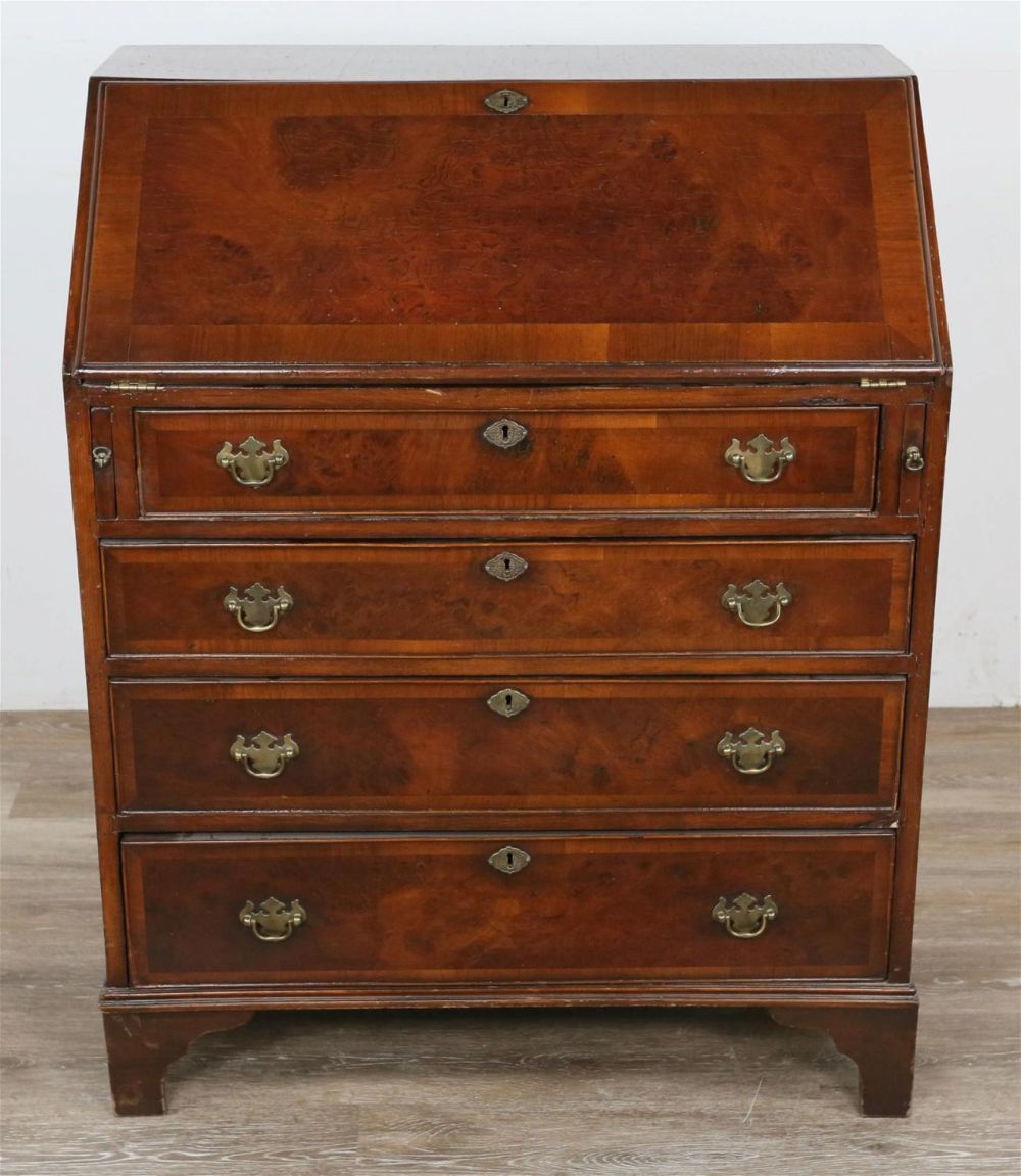 Lot 229: American Chippendale Slant Front Desk