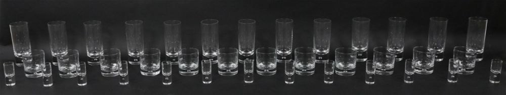 Lot 247: 38 Pieces Kosta Boda Pippi Glassware