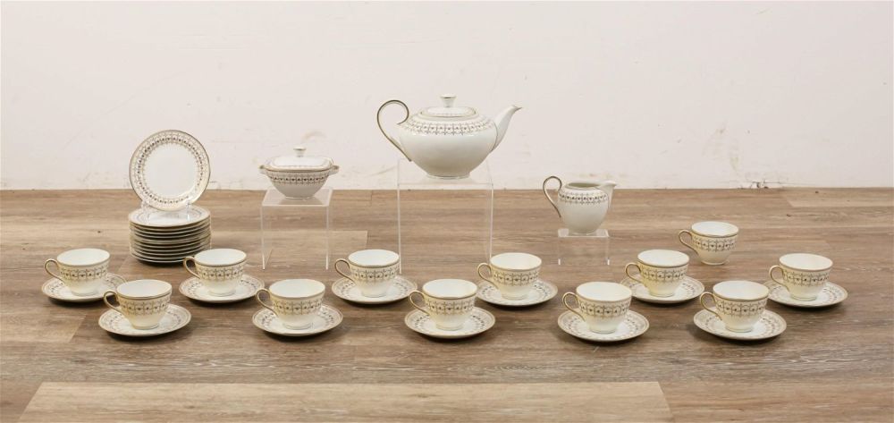 Lot 258: 37 Piece Franconia Coffee and Dessert Set