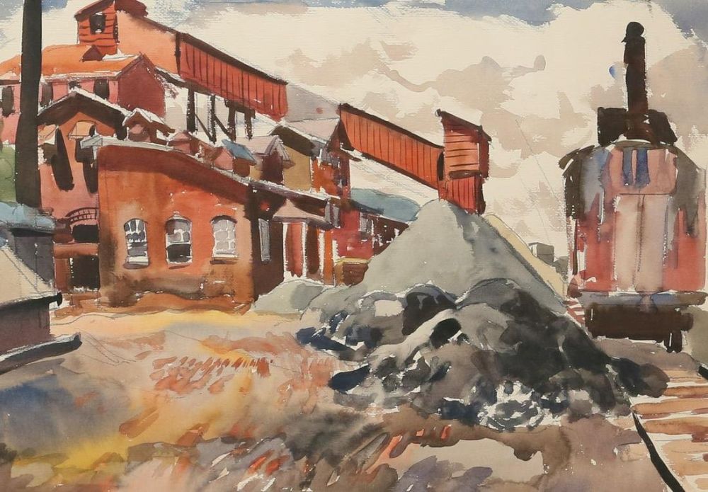 Lot 265: Louis Wolchonok Gouache on Paper