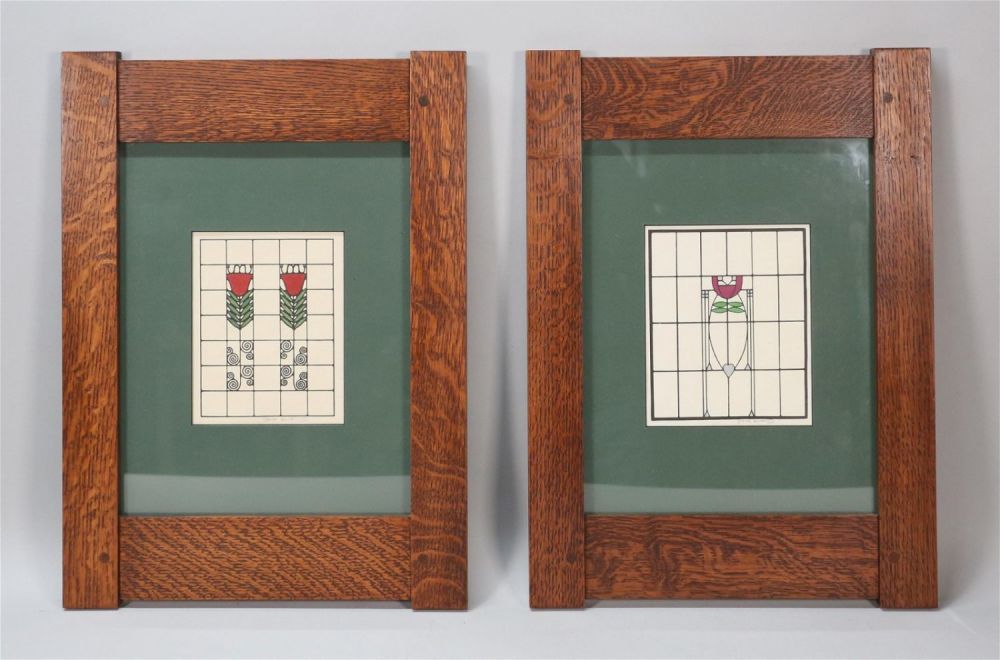 Lot 280: 2 Dard Hunter III Mission Framed Prints