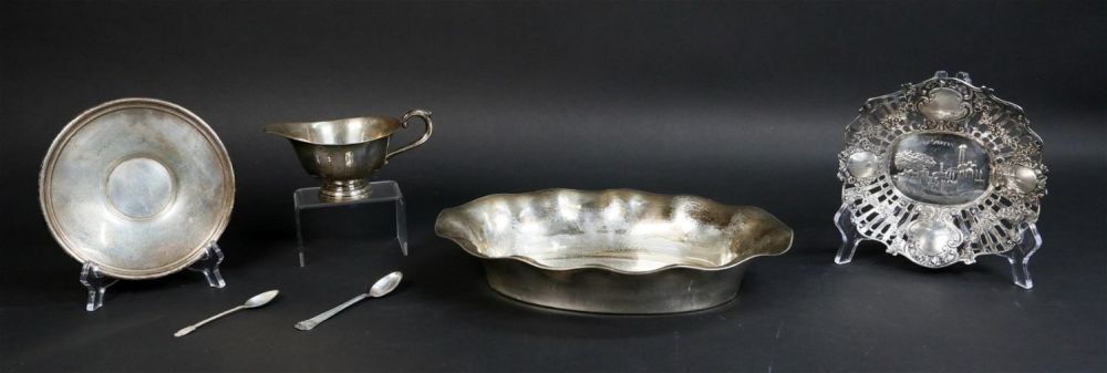 Lot 308: 6 Silver Items