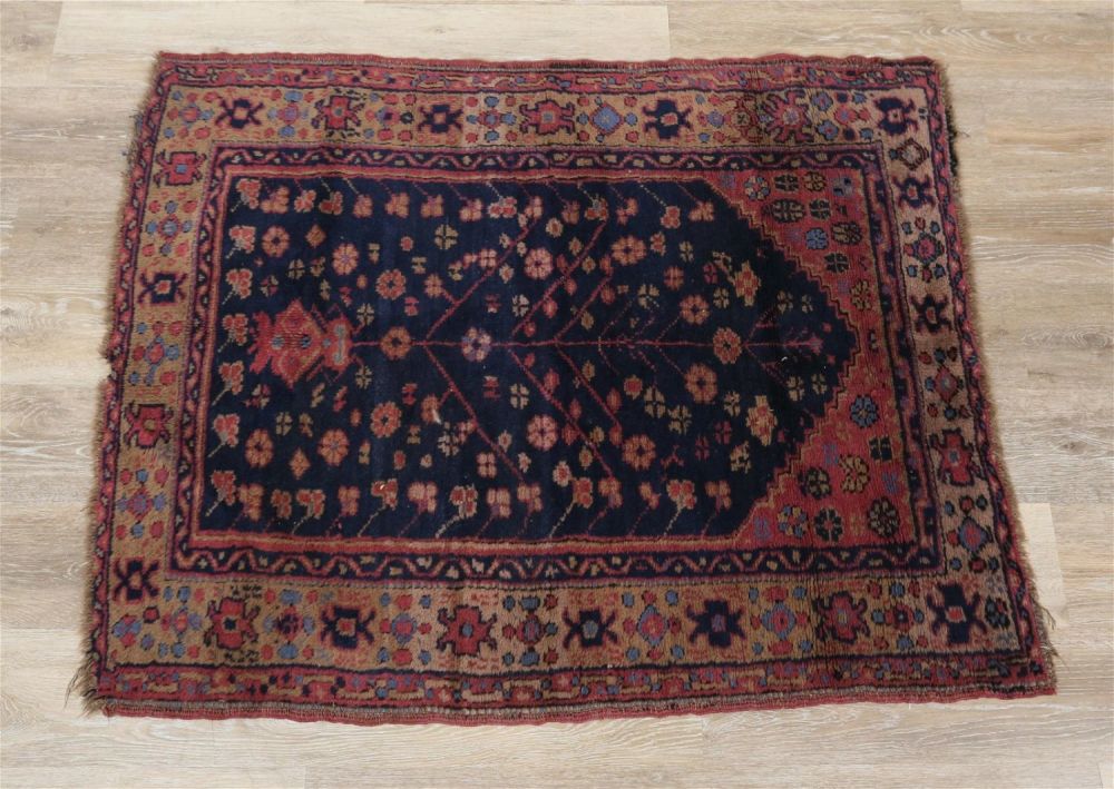 Lot 368: Persian Tree of Life Prayer Rug