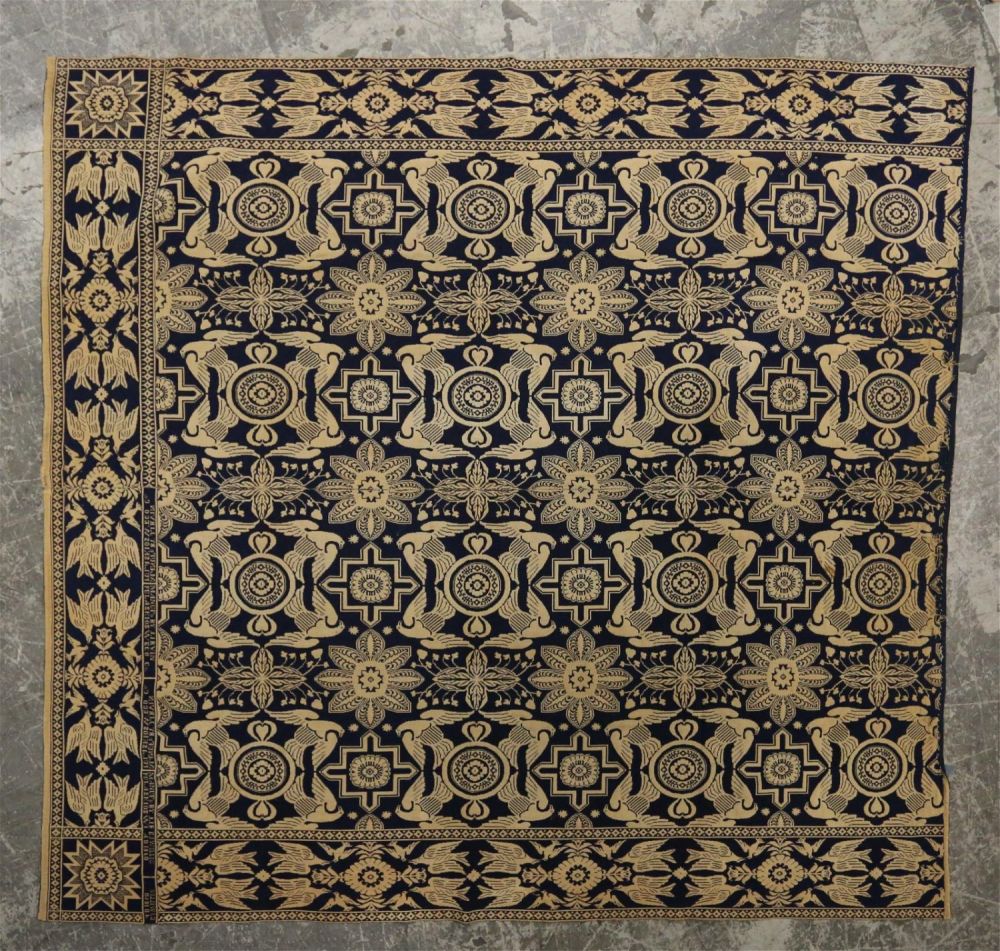 Lot 369: 19th Century Woven Quilt