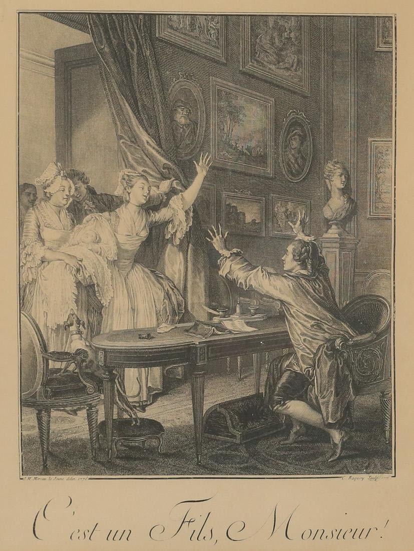 Lot 412: After Jean Michel Moreau the Younger Engraving