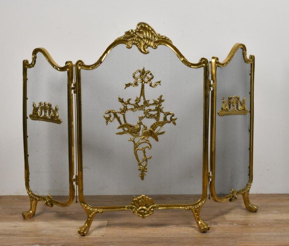 Lot 166: French Empire Style Fire Screen