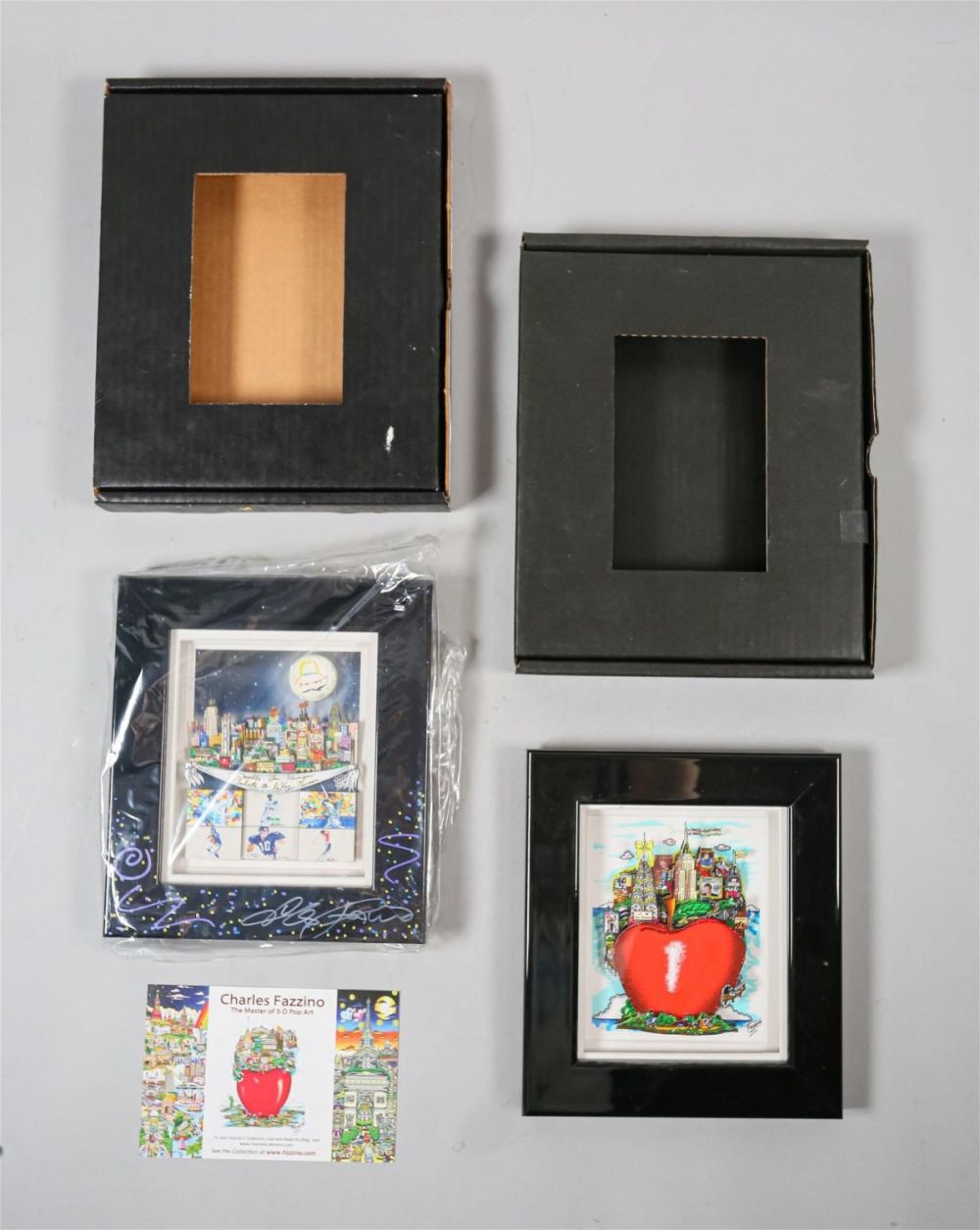 Lot 195: 2 Charles Fazzino 3-D Silkscreen Serigraphs
