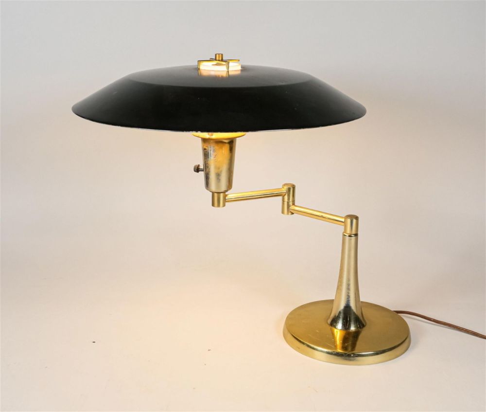 Lot 218: Poul Henningsen Style Mid Century Saucer Lamp