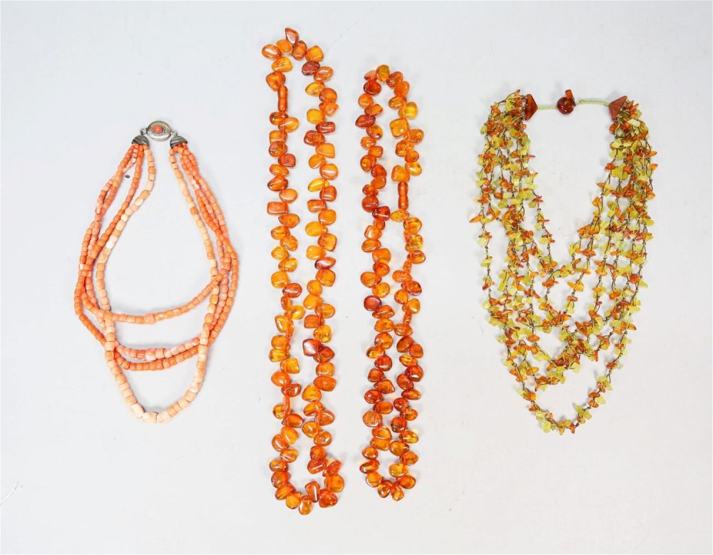 Lot 253: Grouping of Natural Jewelry