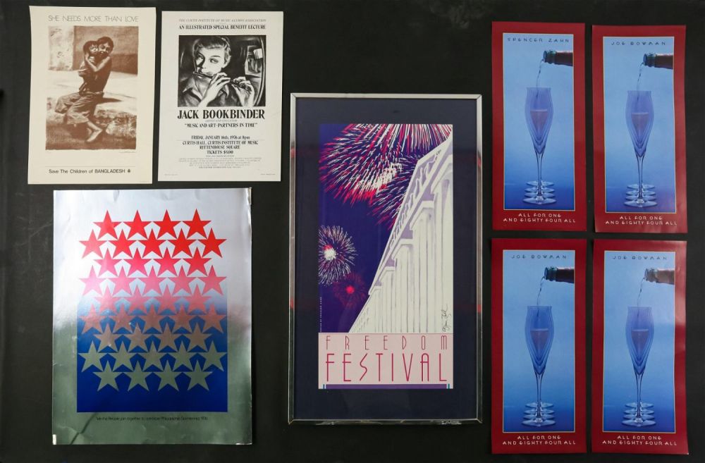 Lot 266: 8 Posters Designed by Spencer Zahn