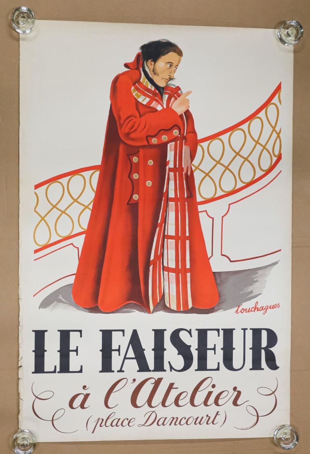 Lot 267: Louis Touchagues Opera Poster Lithograph