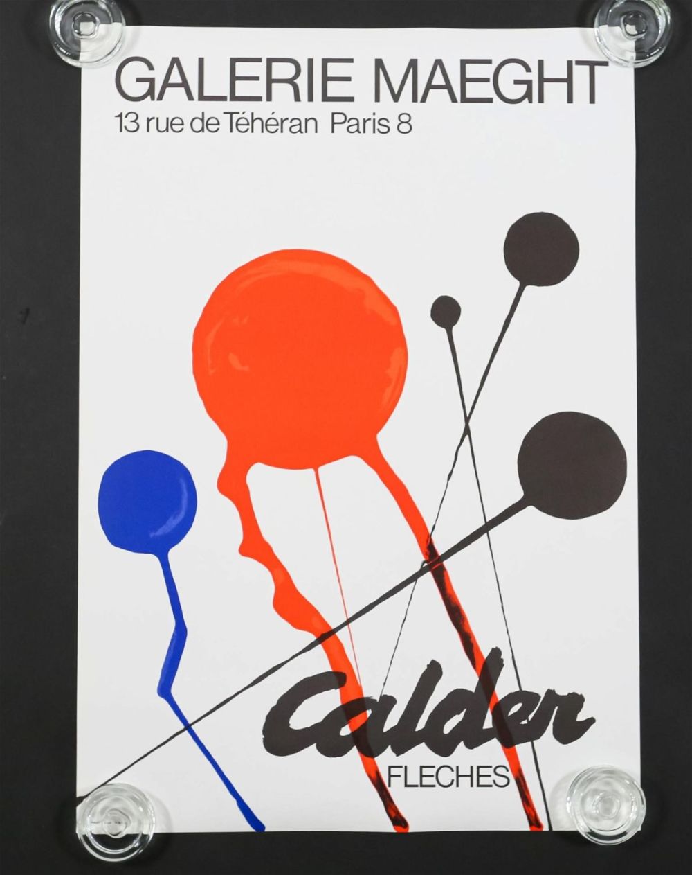 Lot 278: Alexander Calder Fleches Galerie Maeght Poster