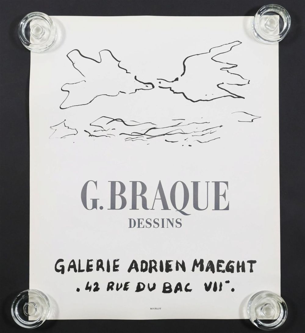 Lot 280: Georges Braque Galerie Adrien Maeght Poster