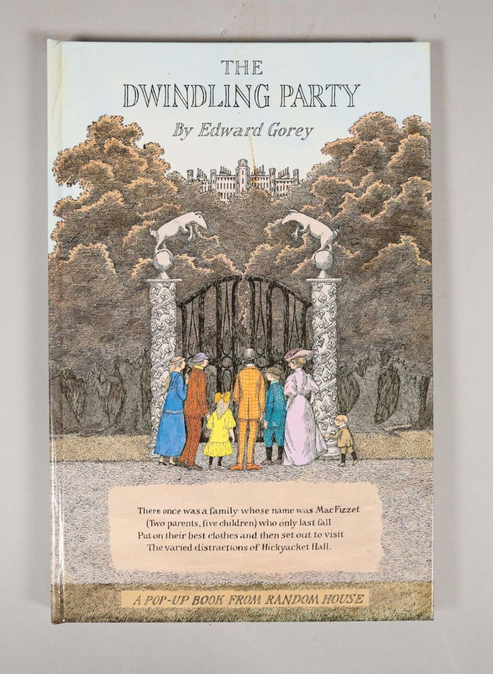Lot 291: Edward Gorey The Dwindling Party Pop-Up Book