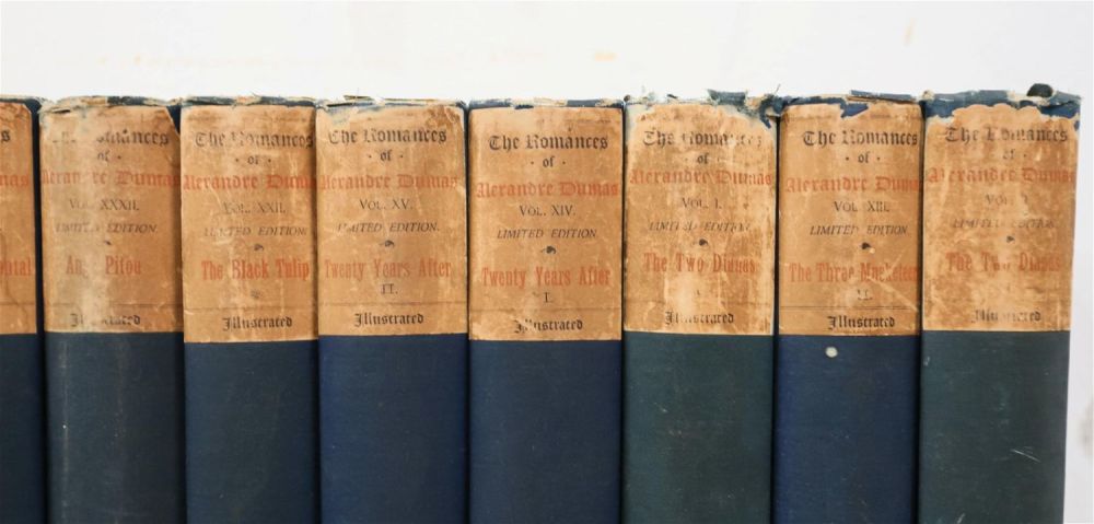 Lot 292: The Romances of Alexandre Dumas, 27 Volumes