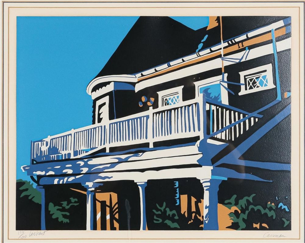 Lot 327: Jon Carsman Screenprint Lookout