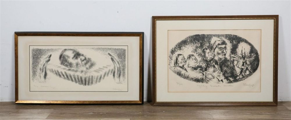 Lot 361: 2 Chaim Gross Lithographs