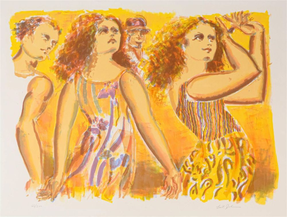 Lot 363: Lester F. Johnson Lithograph