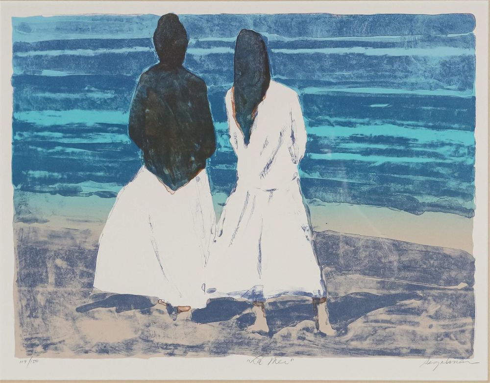Lot 365: Richard Segalman Lithograph La Mer