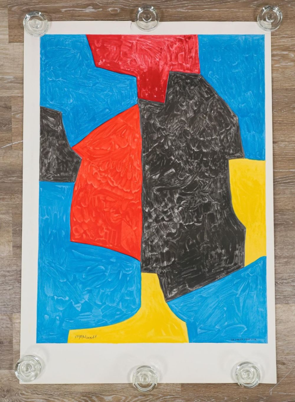 Lot 404: After Serge Poliakoff Lithograph