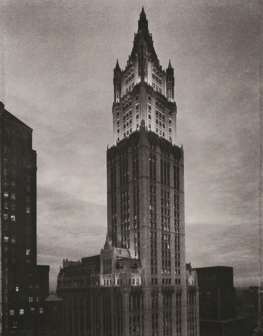 Lot 405: Tom Baril Photogravure Woolworth Building
