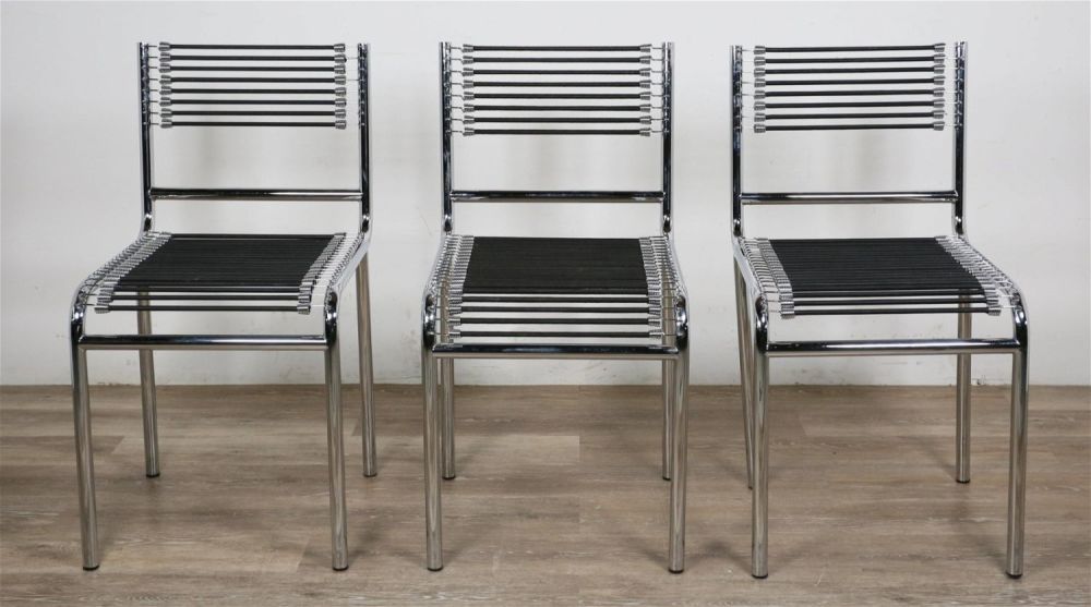 Lot 160: Three Rene Herbst Style Sandow Chairs