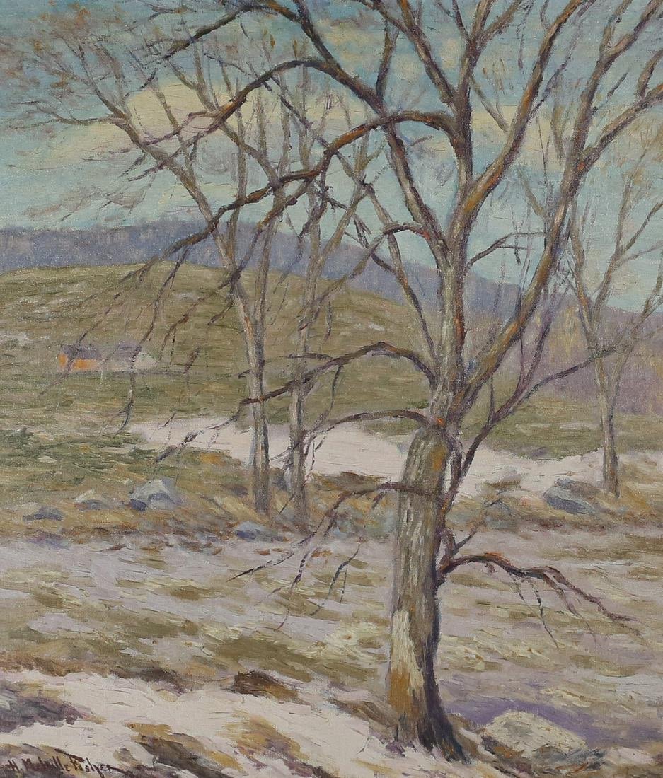 Lot 172: Hugo Melville Fisher Oil on Canvas Landscape