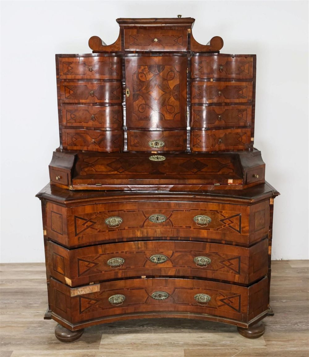 Lot 207: 18th Century German Secretary Desk