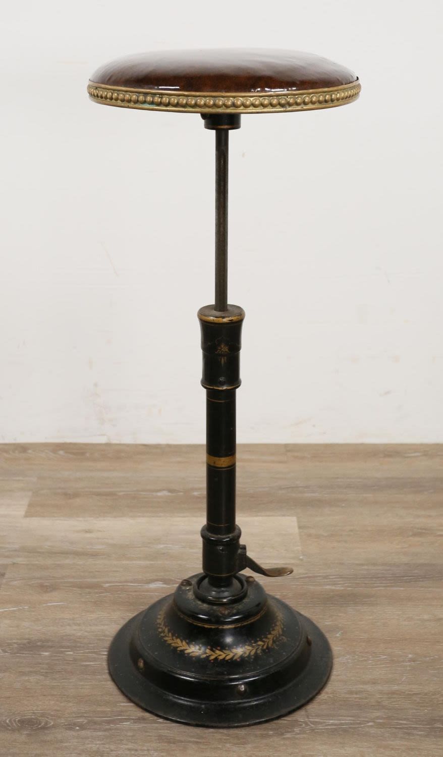 Lot 213: French Style Dentist or Barber's Stool