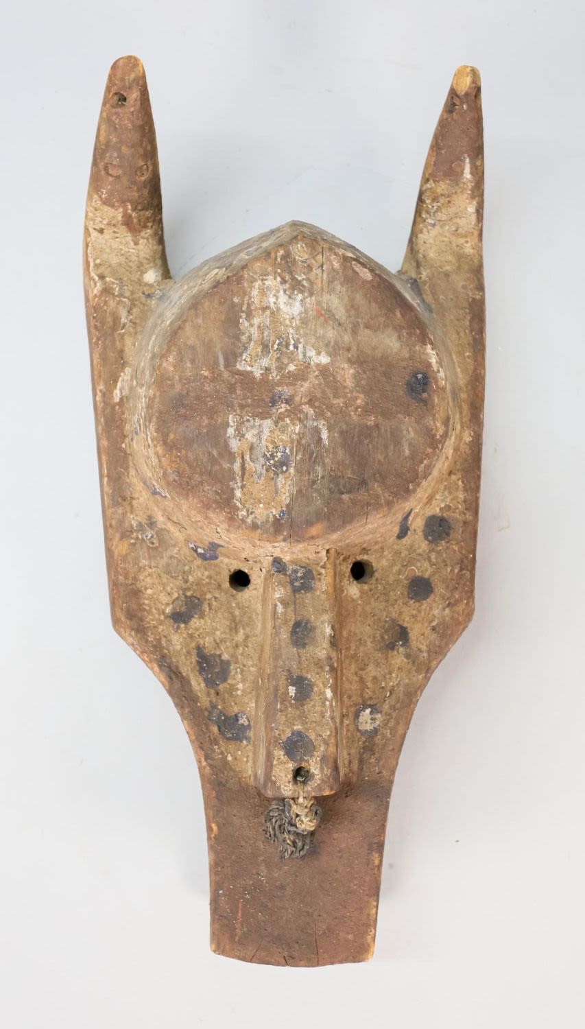 Lot 251: Mali Bamana Hyena Mask
