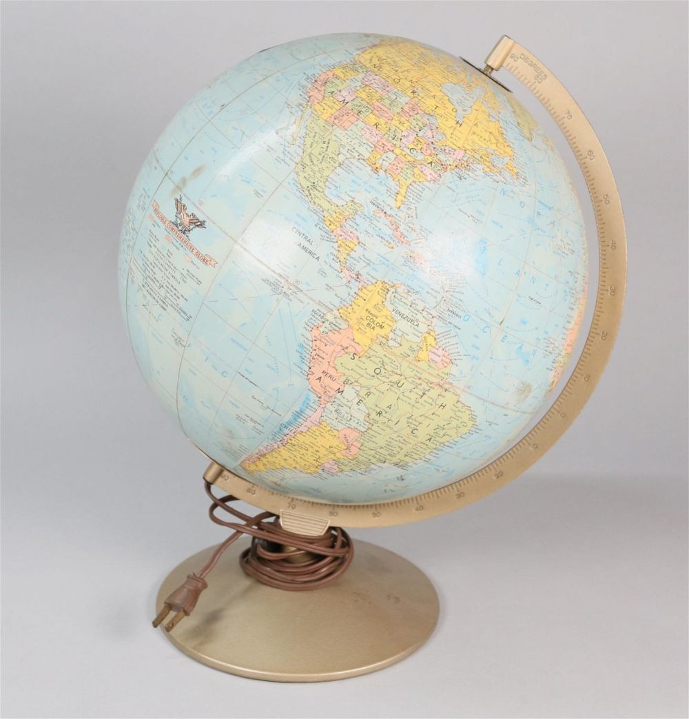 Lot 280: Replogle Comprehensive Globe with Light