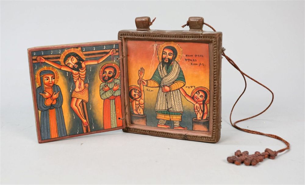 Lot 283: Ethiopian Folding Icon