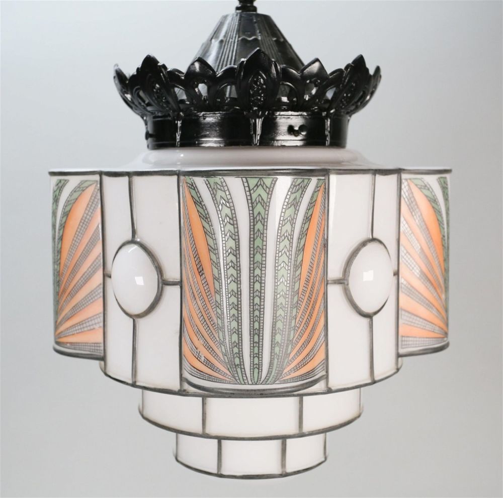 Lot 291: Art Deco Chandelier