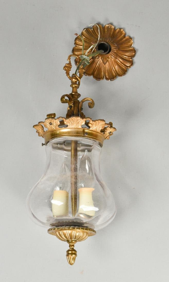 Lot 305: Bronze Hall Fixture