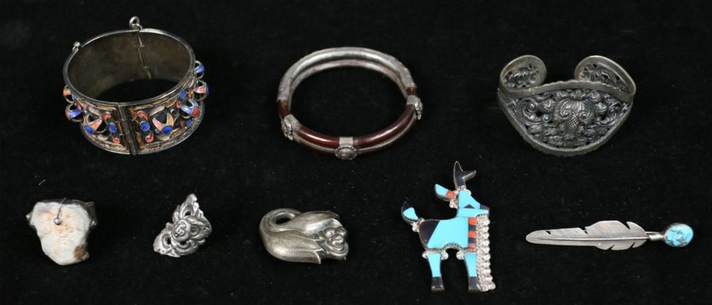 Lot 314: Silver Jewelry Lot