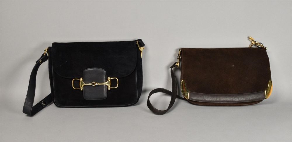 Lot 329: Two Susan Gail Suede Purses