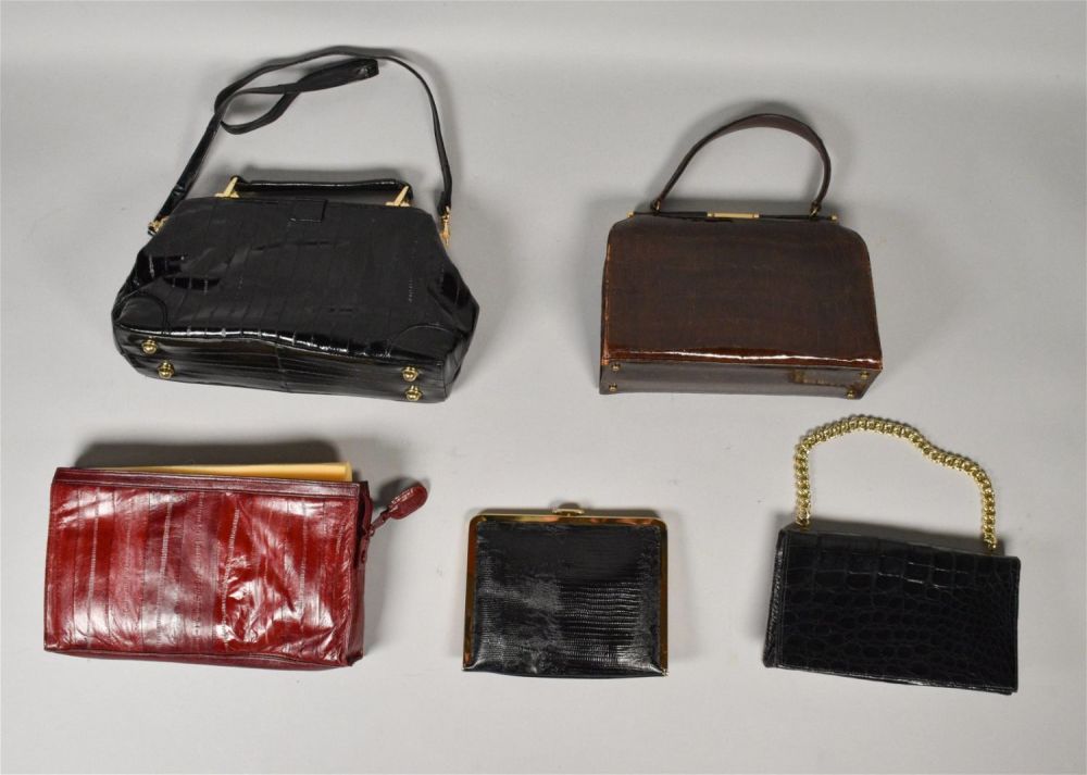 Lot 331: Grouping of Vintage Leather Handbags