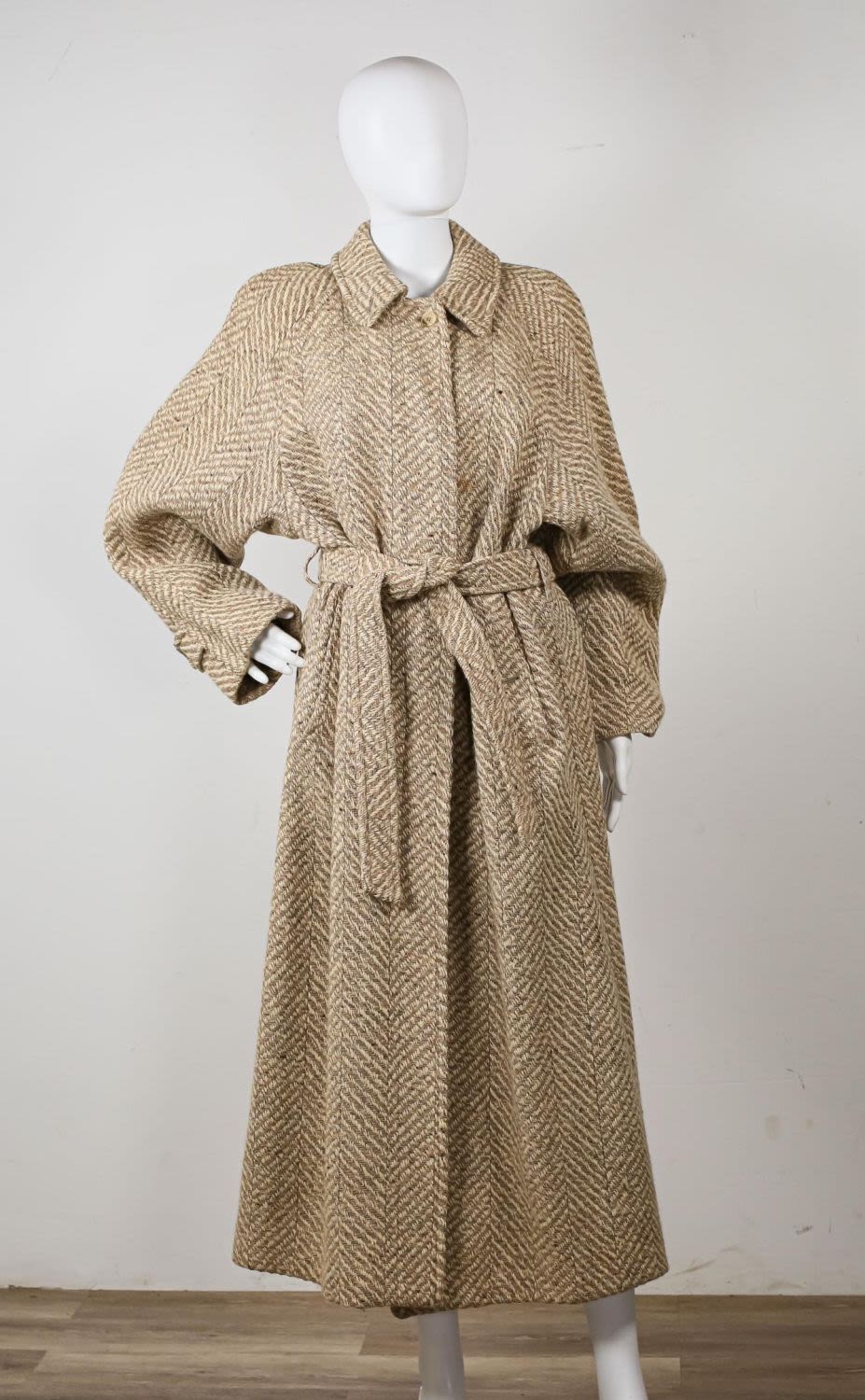 Lot 374: Burberrys Wool Long Coat