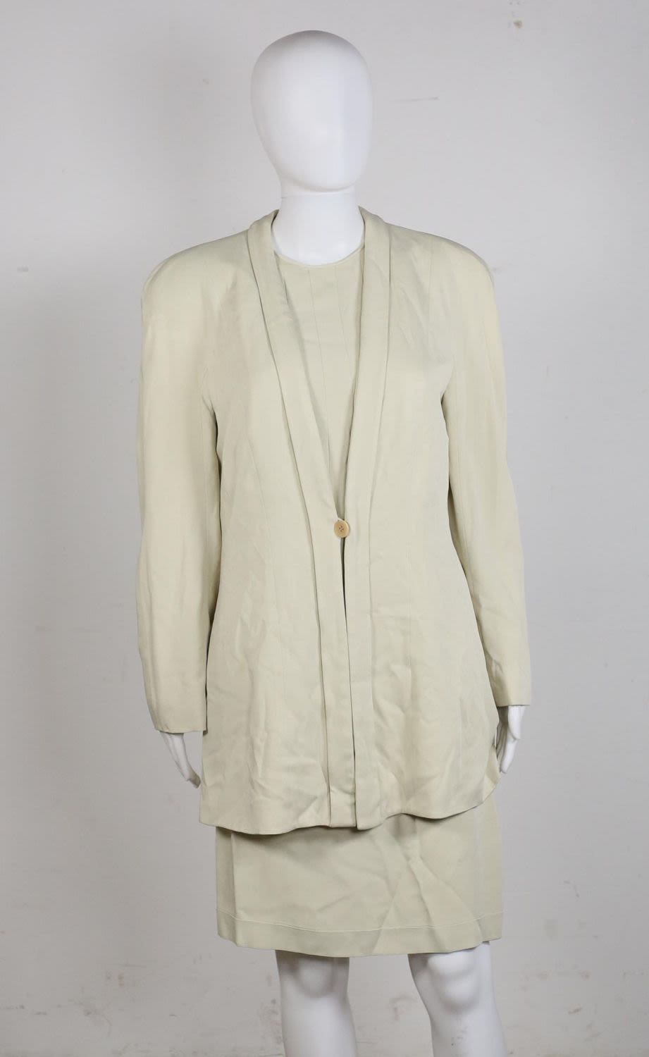 Lot 399: Armani Three Piece Skirt Suit