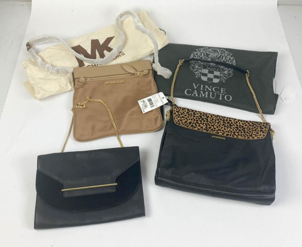 Lot 405: Lot of Vince Camuto and Michael Kors Handbags