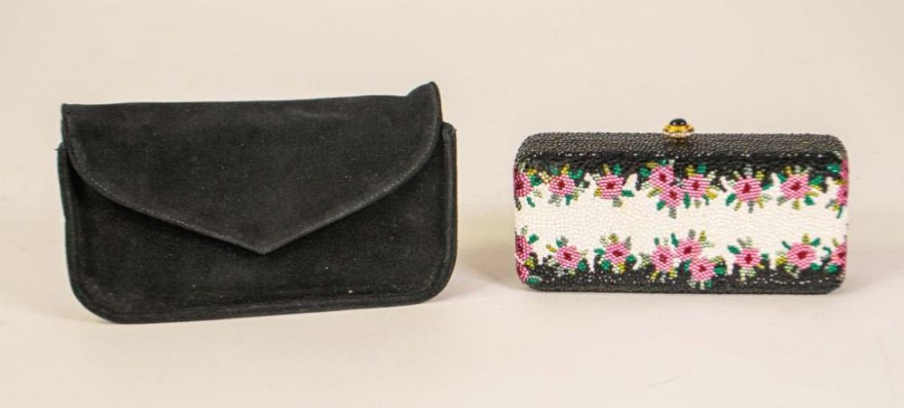 Lot 414: Katherine Baumann Floral Evening Bag