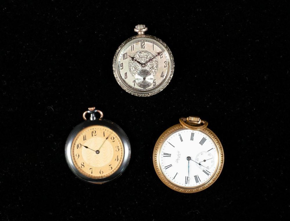 Lot 168: 3 Pocket Watches