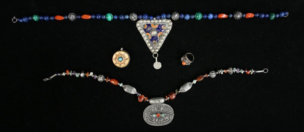 Lot 182: 4 Pieces of Tribal Jewelry