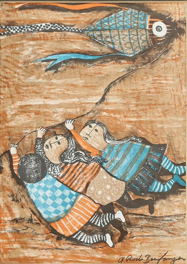 Lot 185: Graciela Rodo Boulanger Lithograph
