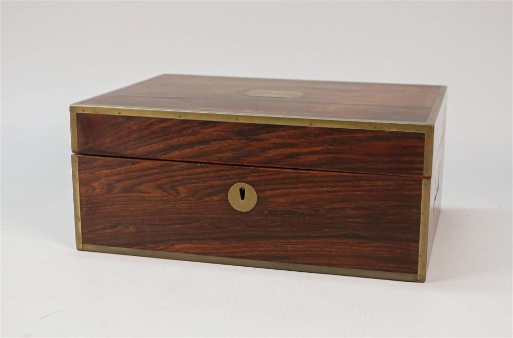 Lot 199: Biggs London English Desk & Dressing Case