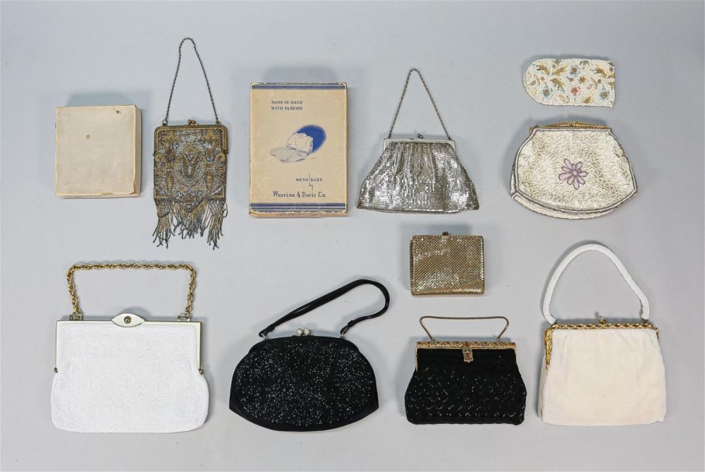 Lot 200: Lot of Beaded & Mesh Bags