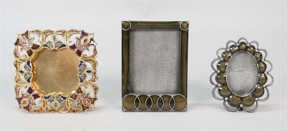 Lot 204: 3 Jay Strongwater Frames