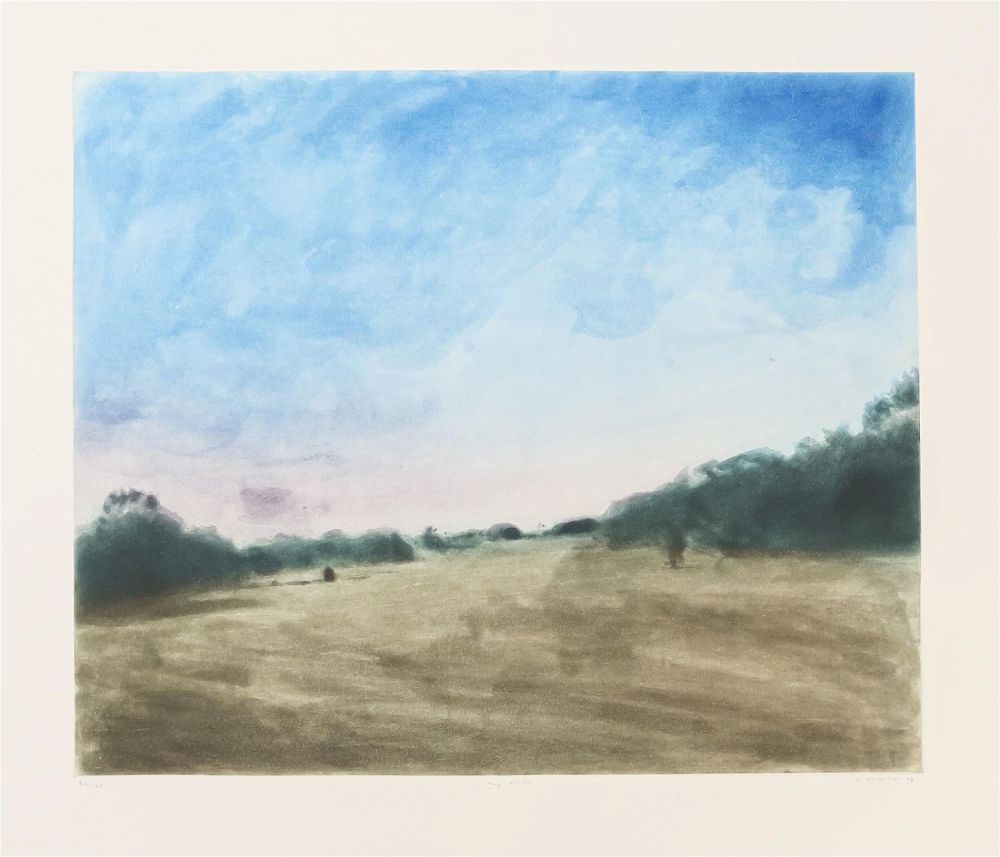 Lot 230: Larry Horowitz Engraving Hay Fields